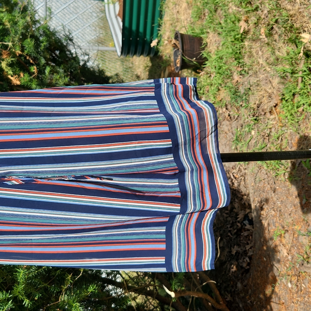 Max Studio Vertical Striped Multicolor Sleeveless… - image 3